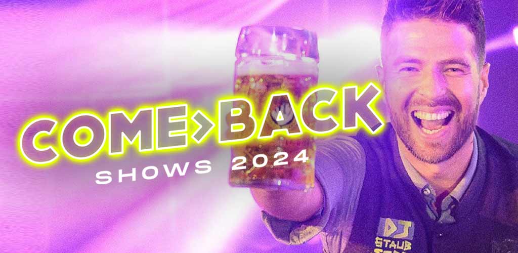DJ Staub.Sepp Comeback-Shows 2024