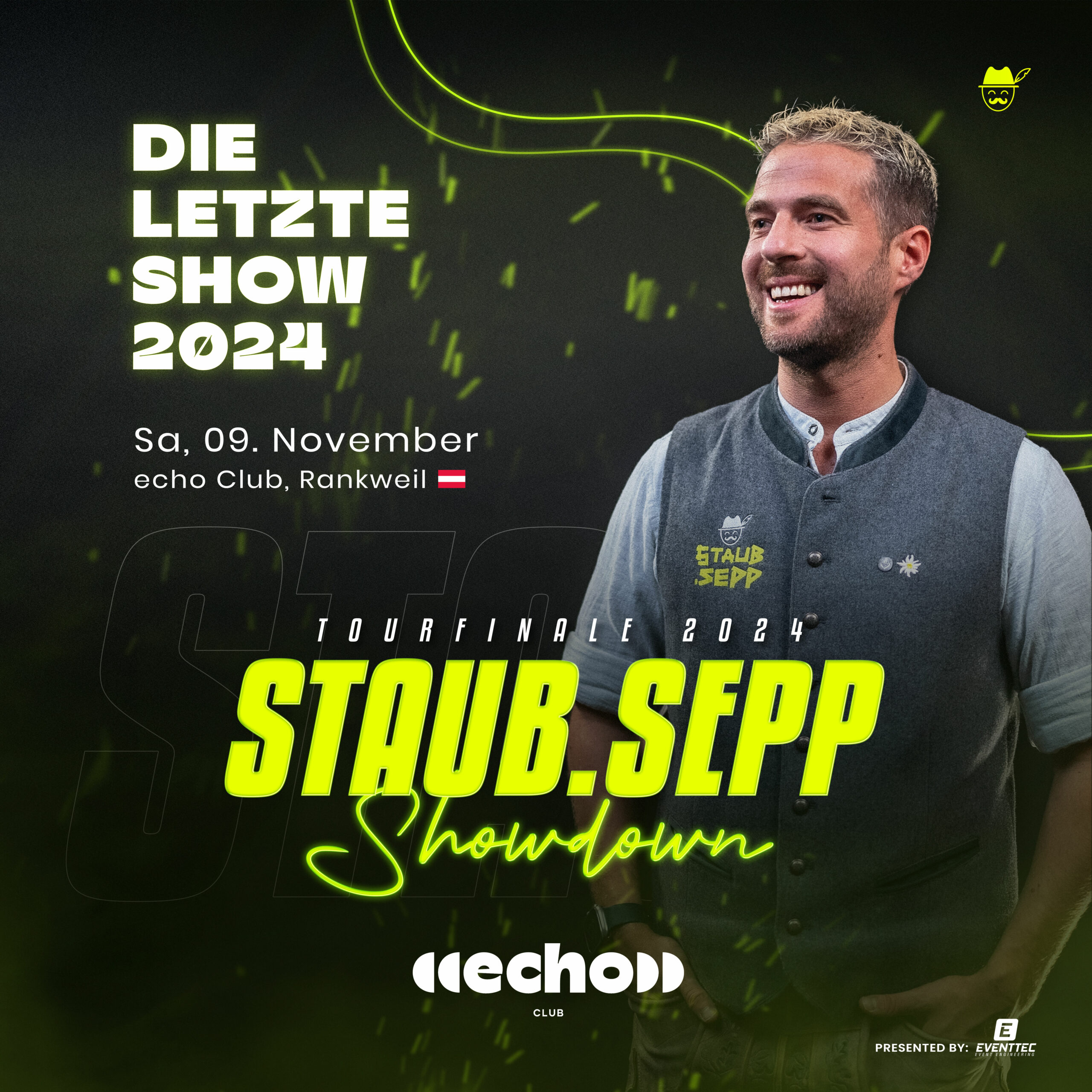 DJ Staub.Sepp im echo Club Rankweil - Das Tourfinale der Comeback-Show 2024