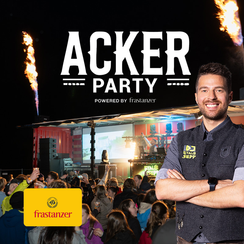 Ackerparty 2025 mit DJ Staub.Sepp