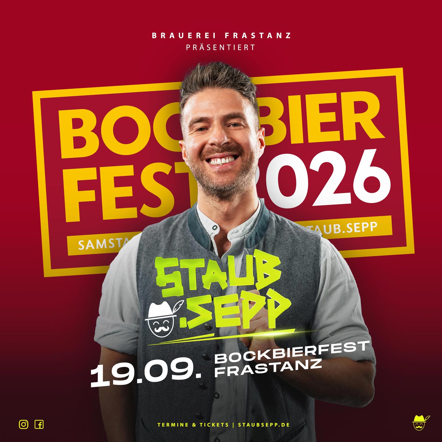 Frastanzer Bockbierfest 2026 mit DJ Staub.Sepp