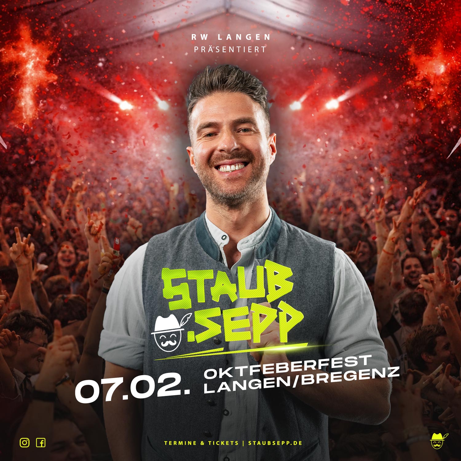 Oktfeberfest 2026 in Langen bei Bregenz mit DJ Staub.Sepp