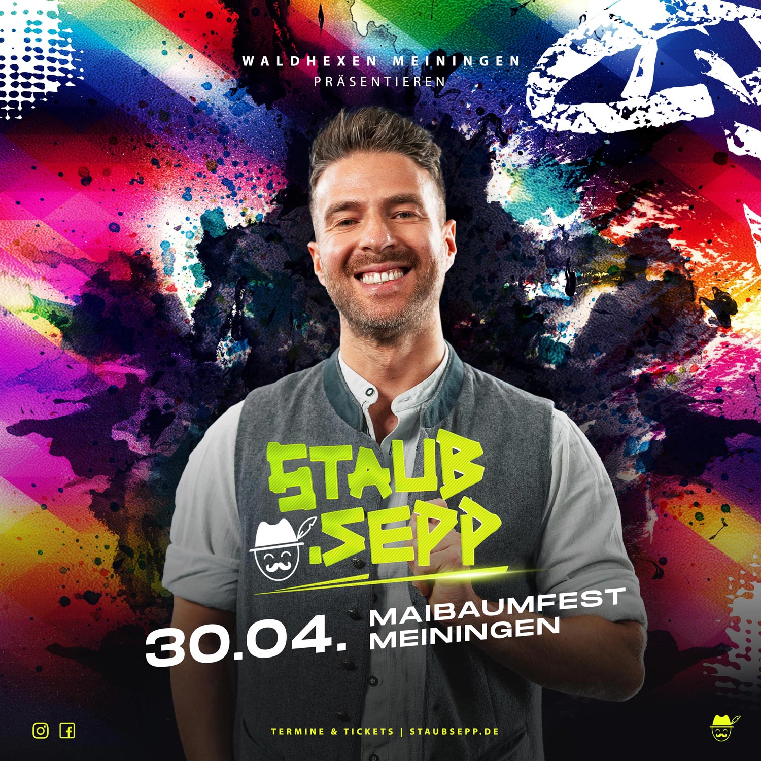 Meininger Maibaumfest 2026 mit DJ Staub.Sepp