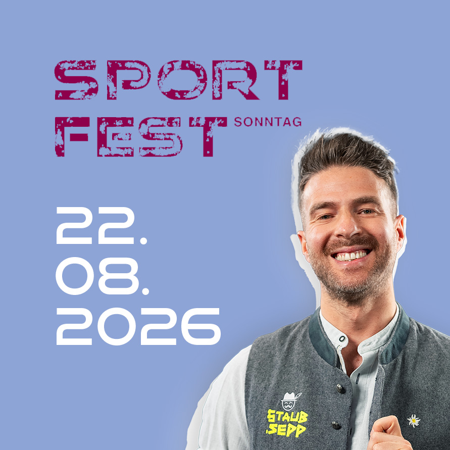 DJ Staub.Sepp beim Sportfest Open Air 2026 in Sonntag, Vorarlberg.