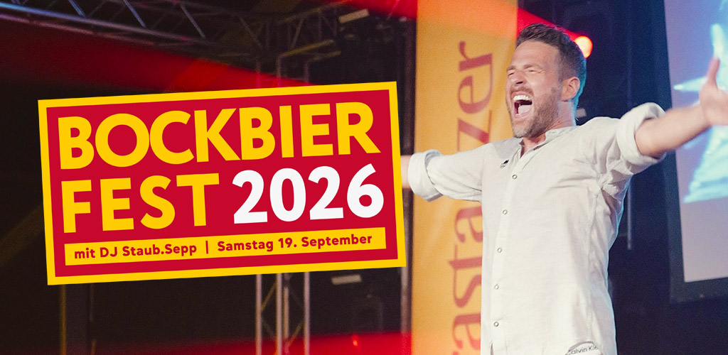 DJ Staub.Sepp beim Frastanzer Bockbierfest 2026 am Samstag